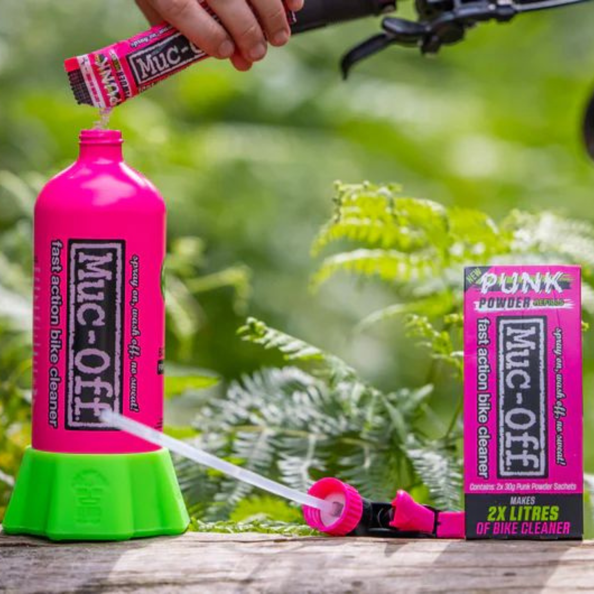 KIT LIMPIADOR – BOTTLE FOR LIFE – POLVO PUNK- 4 SOBRES DE POLVO