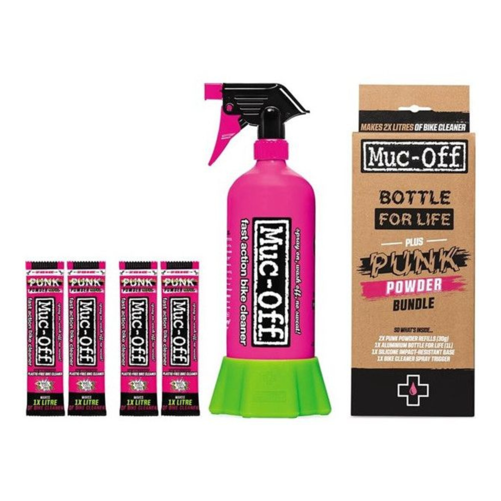 KIT LIMPIADOR – BOTTLE FOR LIFE – POLVO PUNK- 4 SOBRES DE POLVO