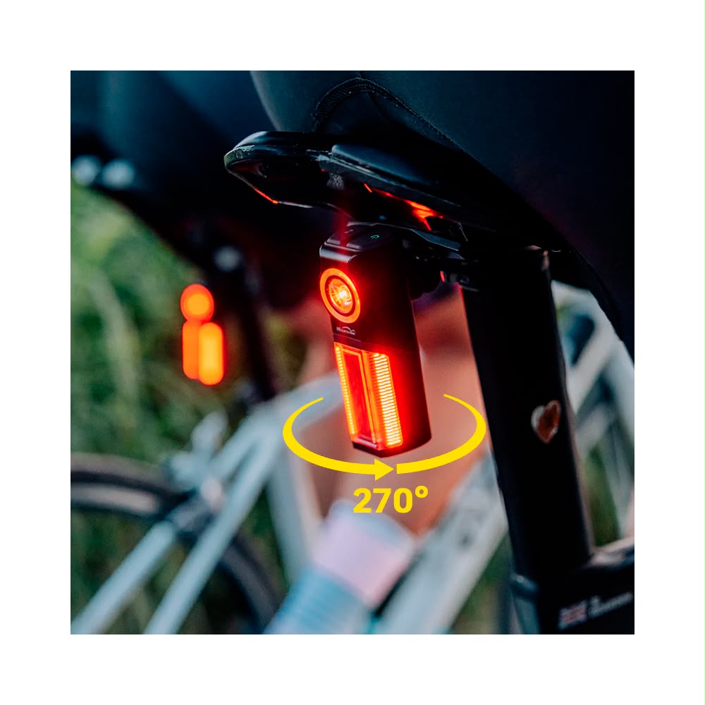 LÁMPARA TRASERA MAGICSHINE USB 300 LM RADAR